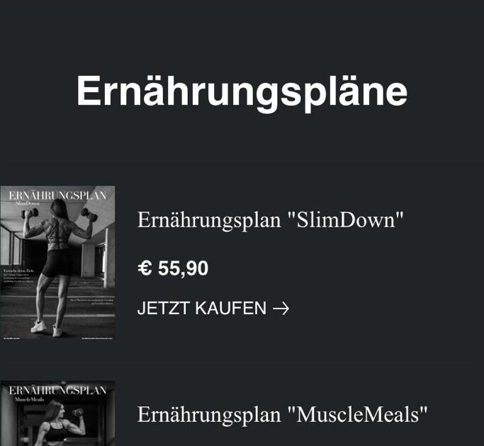 Sabine Moser, Fitnesstrainerin